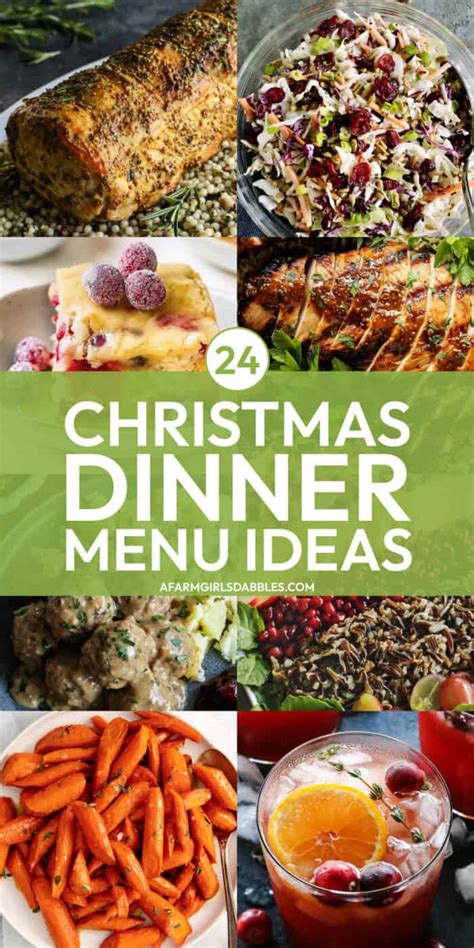 Menu Suggestions For Christmas Dinner