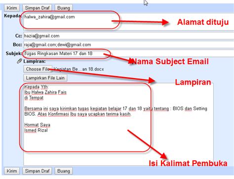 Menulis dan Mengirim Email