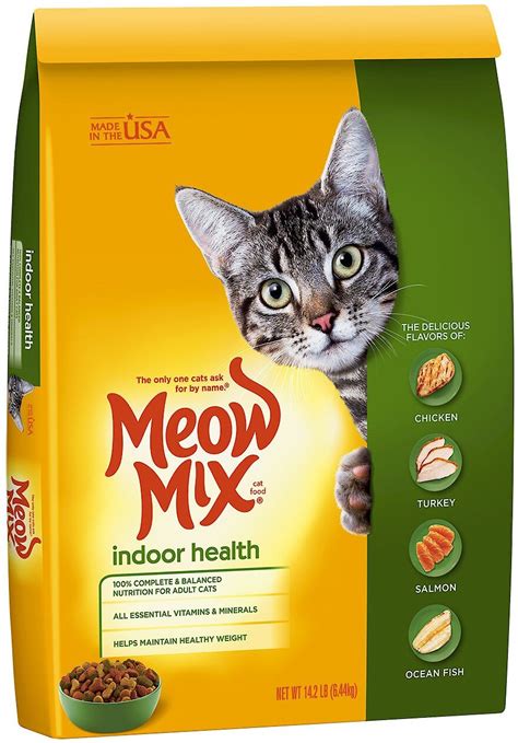 Meow Mix Indoor Health Dry Cat Food 14.2 Pounds