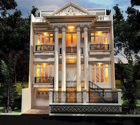 merancang desain pintu rumah mewah yang sesuai dengan gaya arsitektur
