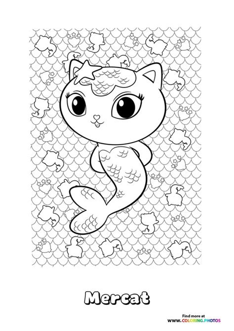 Mercat Coloring Pages