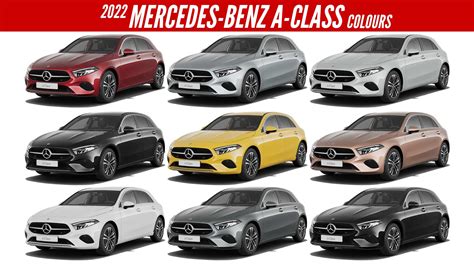 Mercedes A Class Colours