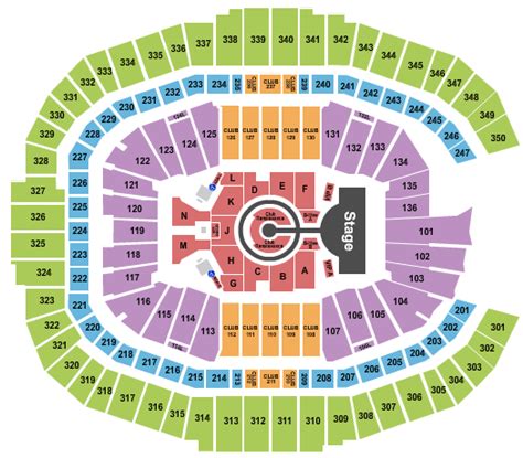Mercedes Benz Stadium Atlanta Concert Seating Chart