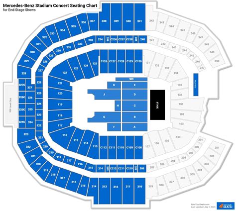 Mercedes Benz Stadium Seating Chart Concert
