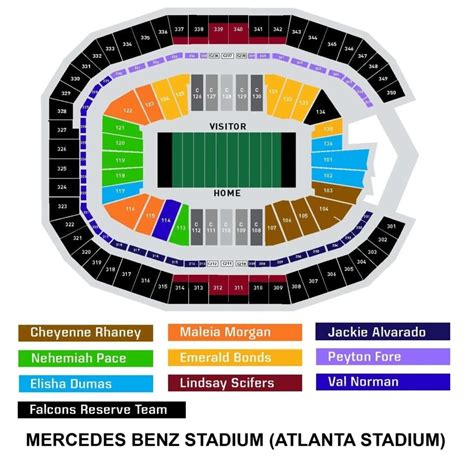 Mercedes Stadium Atlanta Seating Chart