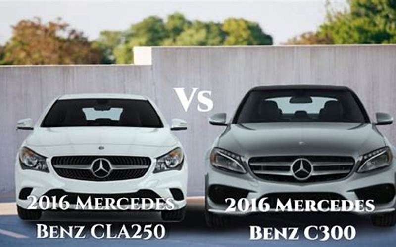 Mercedes-Benz C300 Vs Cla250 Interior