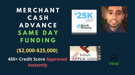 Merchant Cash Advance Same Day Funding