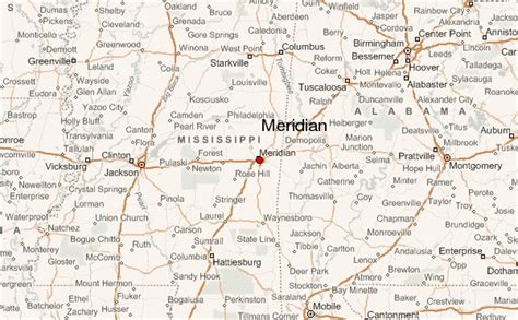 Meridian, Mississippi (MS) Zip Code Map Locations, Demographics