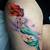 Mermaid Watercolor Tattoo