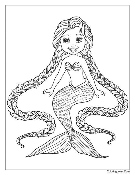 Mermaid Coloring Pages For Free