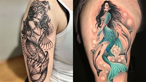 Mermaid Design Tattoo