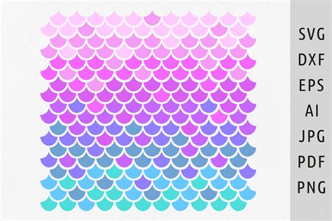 Mermaid Scales SVG