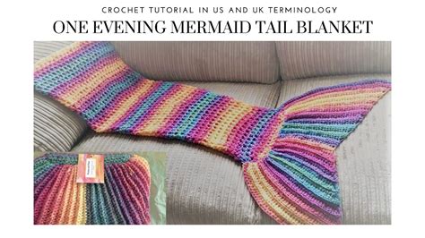 Mermaid Tail Crochet Blankets