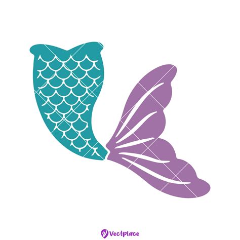 Unleash Your Inner Mermaid with Mesmerizing Mermaid Tail SVG Designs - Get the Perfect Blend of Fantasy and Reality!