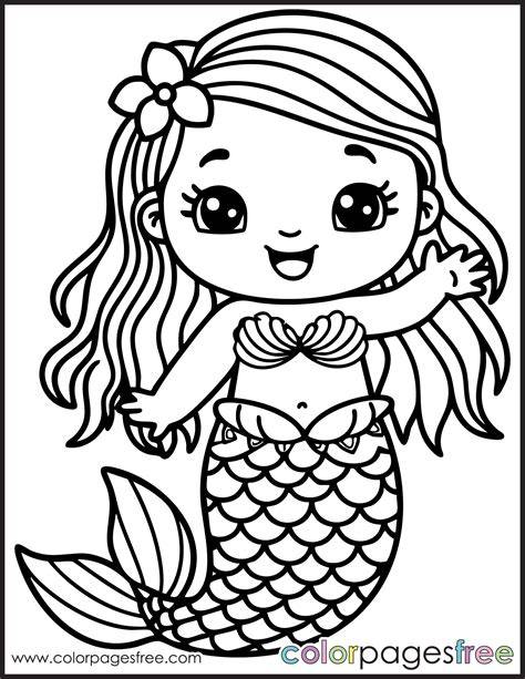 Mermaids Coloring Pages