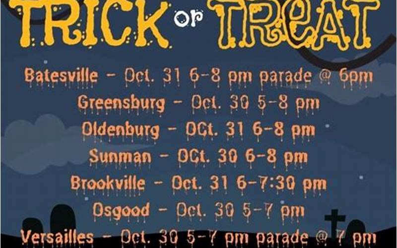 Merrillville Trick Or Treat 2022 Date And Time