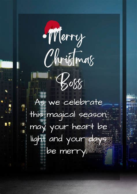 Merry Christmas To Your Boss