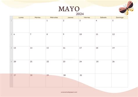 Mes De Mayo Calendario Calendario mayo 2023 en Word, Excel y PDF - Calendarpedia