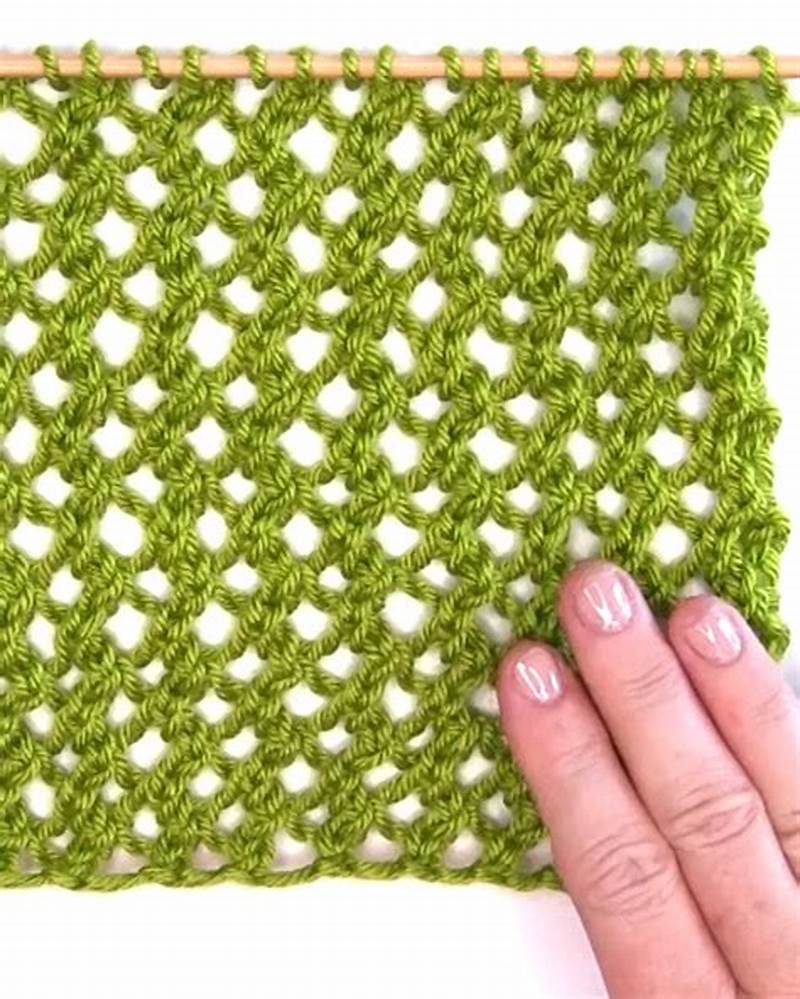 Mesh Pattern Knitting