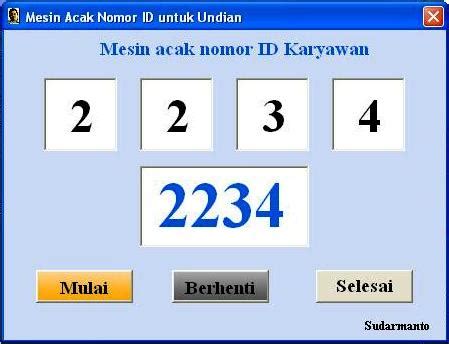 Mesin Pengacak Angka