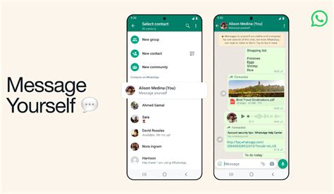 Message Yourself to Save Texts on WhatsApp