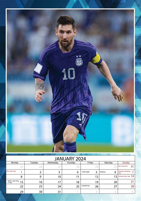 Messi Calendar 2024