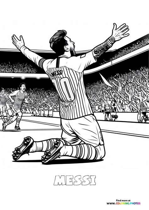 Messi Coloring Pages