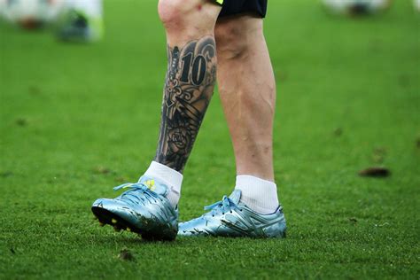Revealed lionel messi's brand new tattoo spotted on the