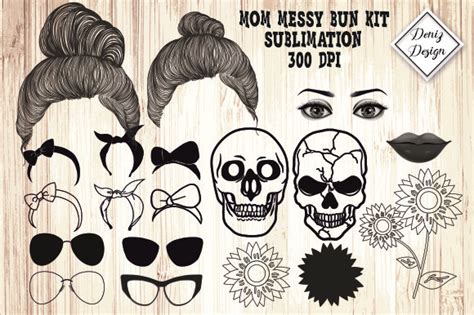 Download Messy Bun Kit Bundle Crafts