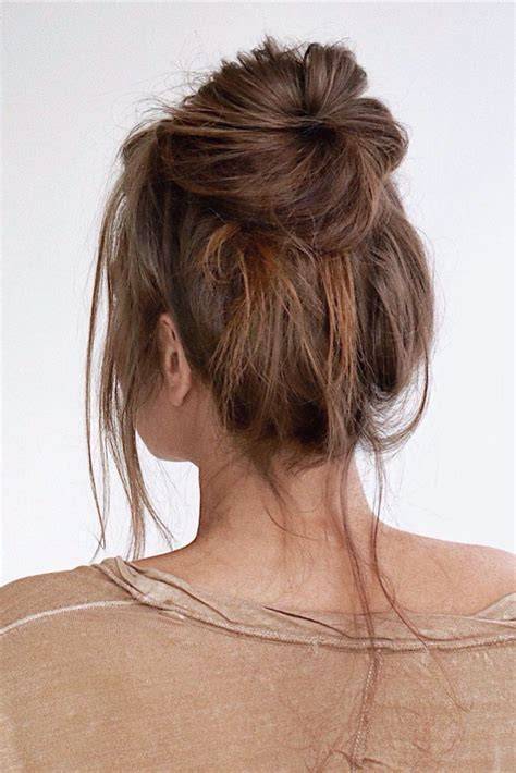 Messy Bun Hairstyle