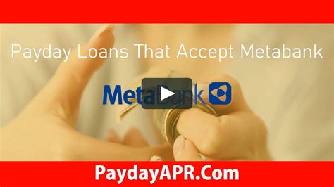 Metabank Payday Loan