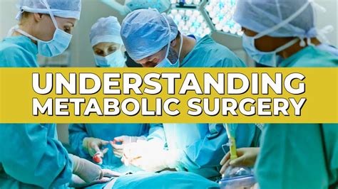 Metabolic Surgery Reconsidered