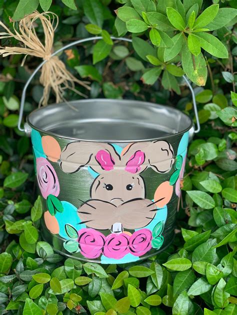 Metal Easter Buckets