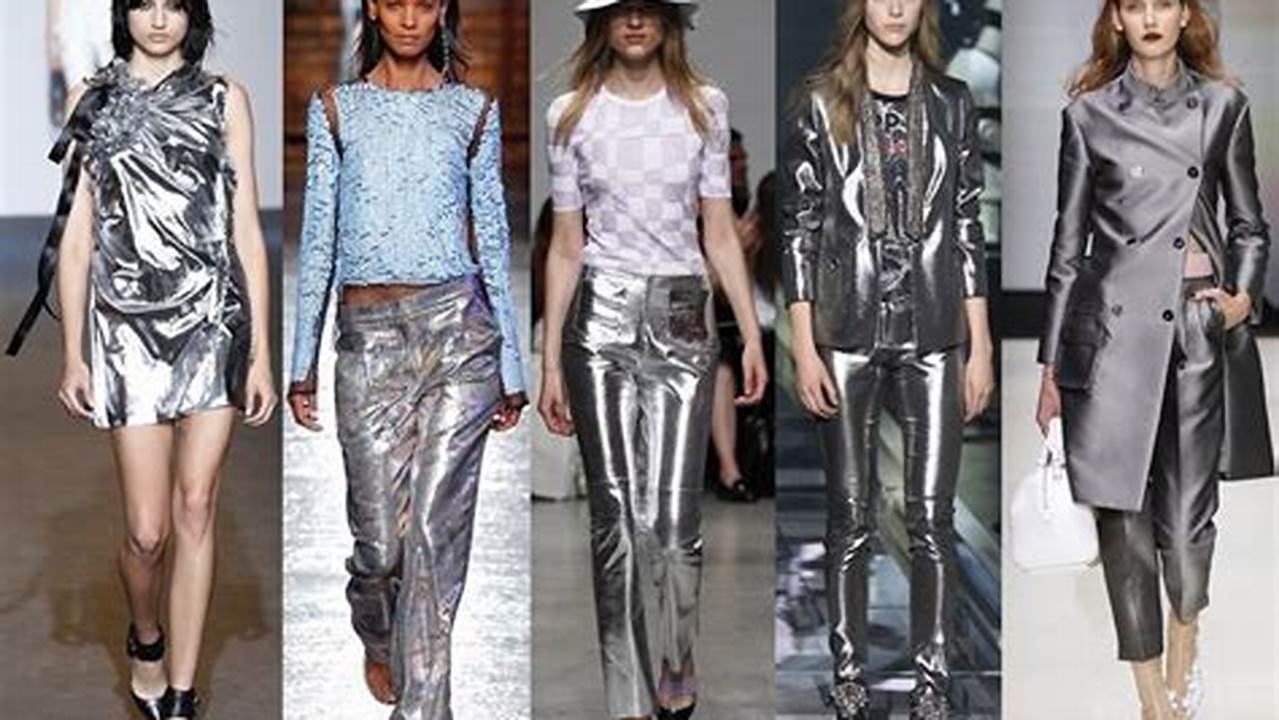 Metallic Fashion Trend 2024