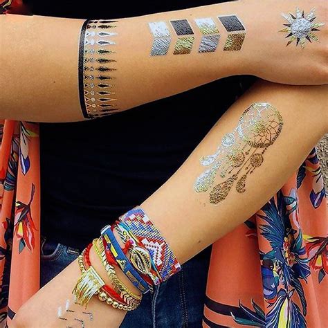 101 Latest Metallic Tattoo Designs for Women