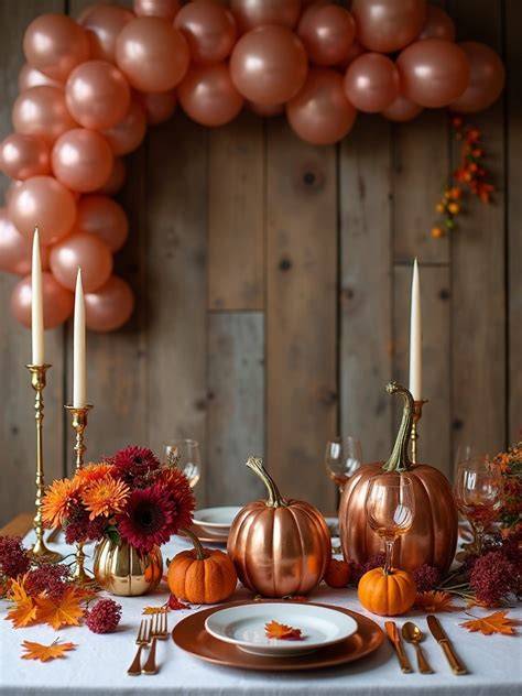 Metallic Accents and Fall Colors
