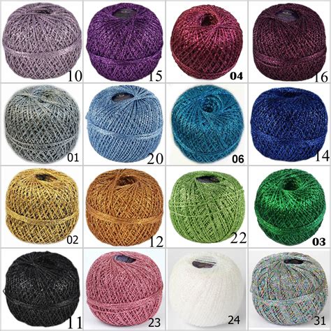 Metallic Crochet Thread