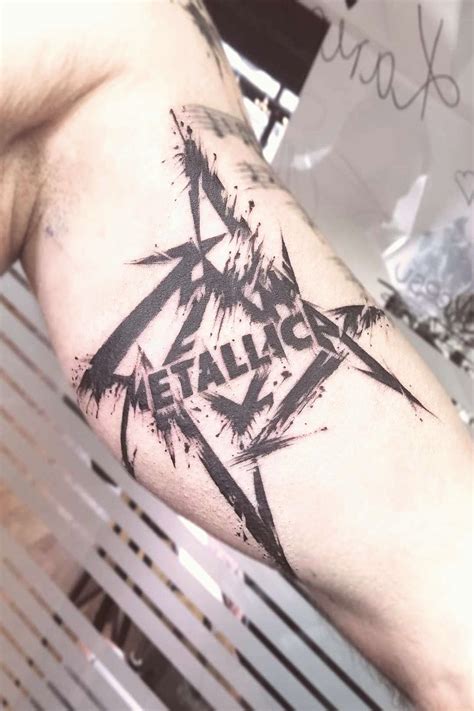 Tattos & Ideen 60 Metallica Tattoos Designs Für Männer