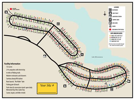 Camping Map of Metamora Michigan