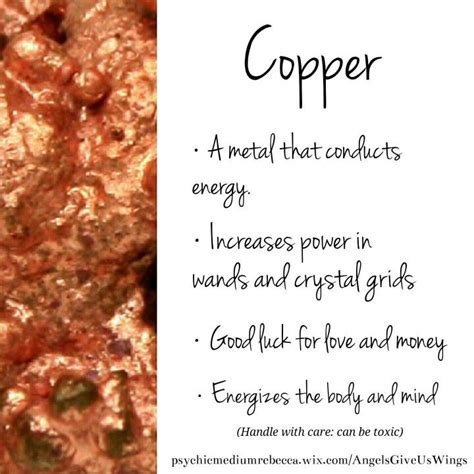 Copper's Mystical Makeover: Unveiling the Enchanting Metaphysical Properties of this Physical Wonder