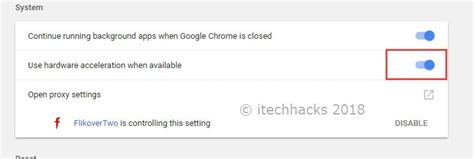 Method #2: Fix WebGL by Disabling Hardware Accelerated Graphics
