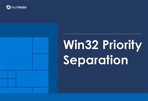 Method #2: Win32 Priority Separation Using Run Commands
