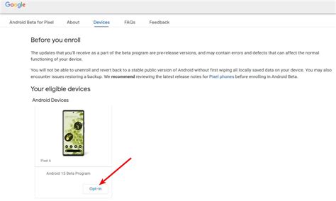 Method 1: By Enrolling In Android 15 Beta Program