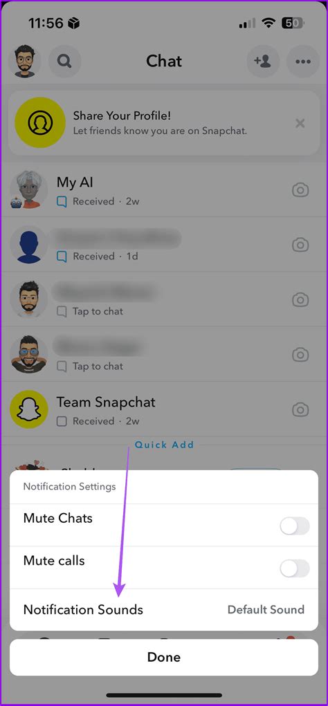 Method 1: Change Snapchat Notification Sound from Chat Screen