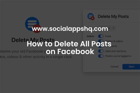 Method 1: Delete Posts on Facebook Mobile App