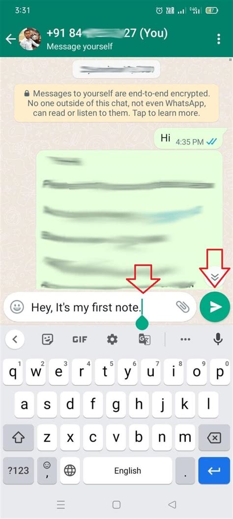 Method 1: Message Yourself on WhatsApp