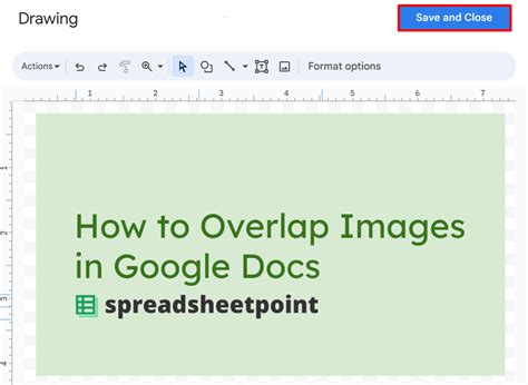 Method 1: Overlap Images in Google Docs With Google Drawings
