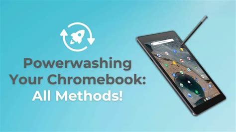 Method 1: Powerwash a Chromebook
