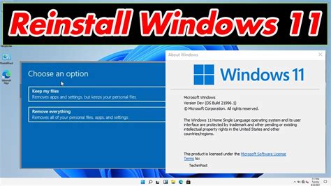 Method 1: Reinstall Windows 11 Using Settings