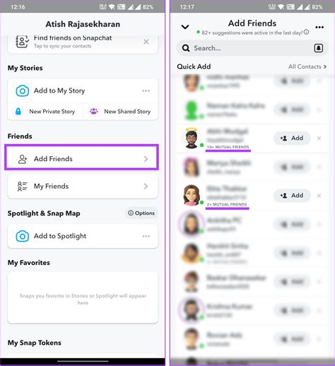 Method 1: Search For Friends on Snapchat